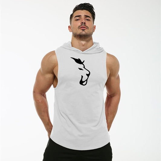 Sleeveless Hooded Performance Vest for Men