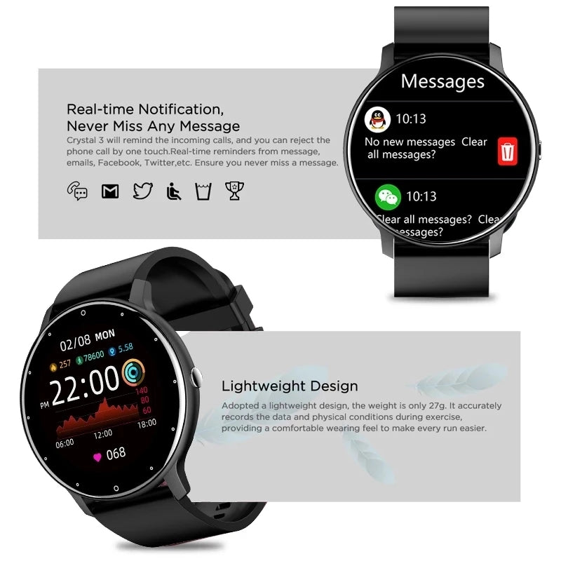 Touch Screen Fitness Smart Watch